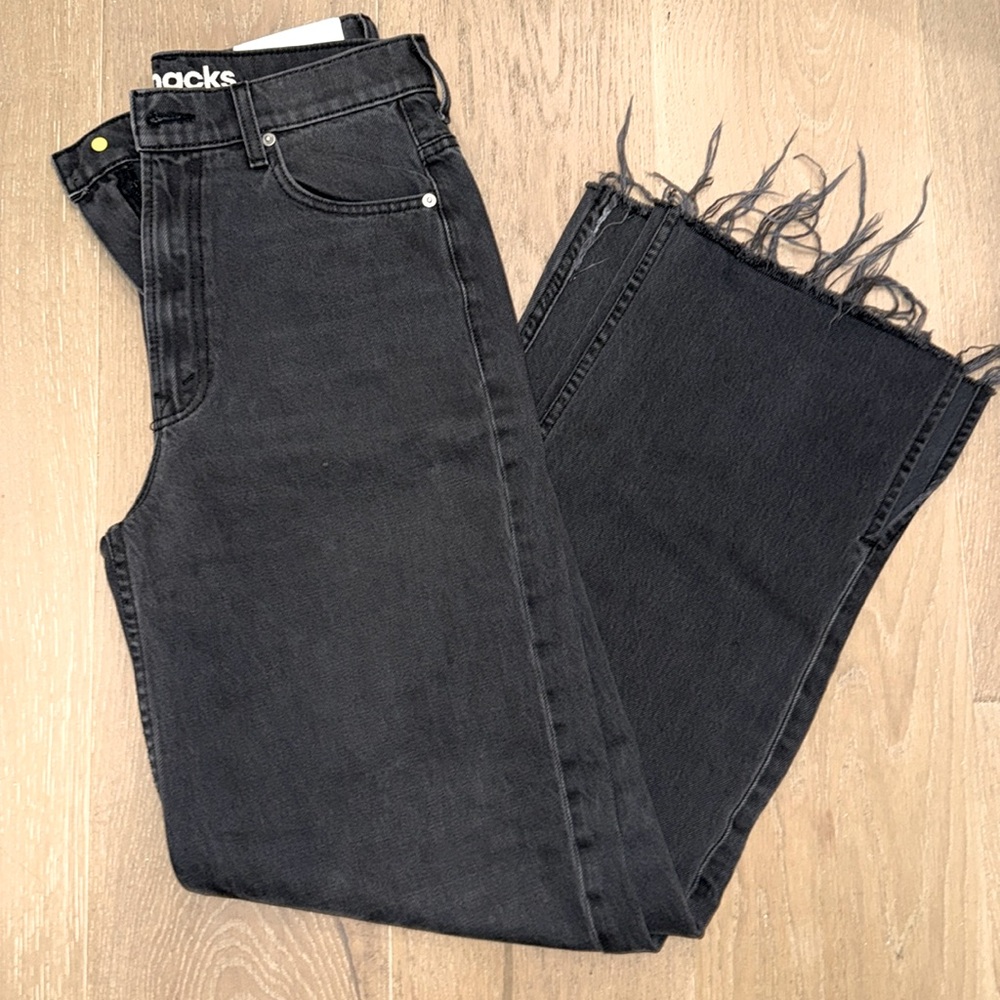 Mother Snacks Black Jeans
